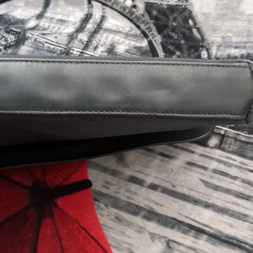 Levenger canvas leather